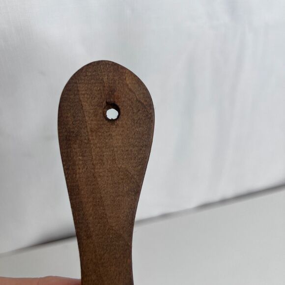 Oven Rack Puller Wooden Hand Painted Owl Darst Design 11" - Picture 6 of 8